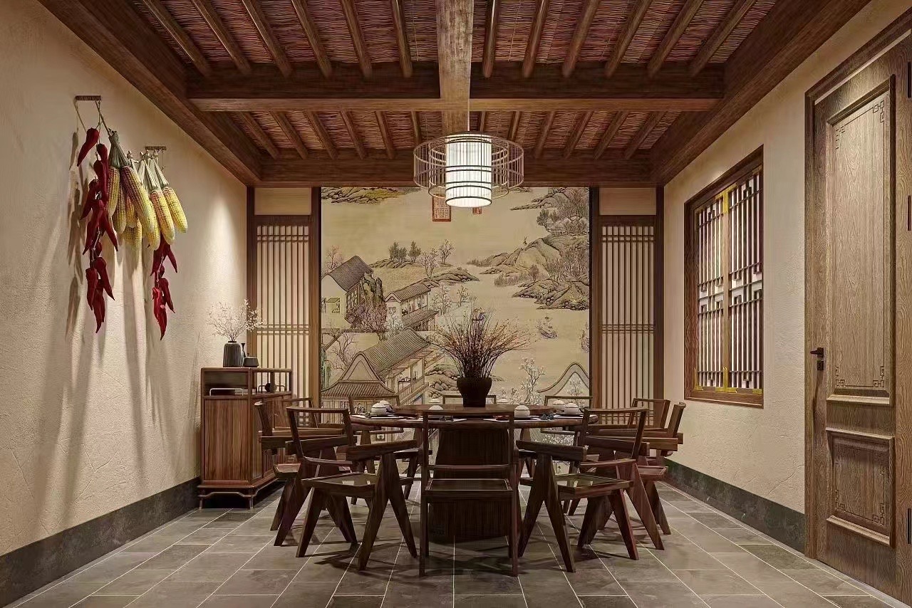 農(nóng)家樂小院餐廳該怎么裝修設(shè)計才好？